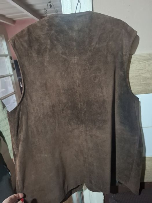 Vând vestă piele întoarsă Paco Carcelero!