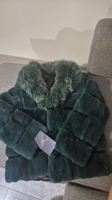 Haina de blana naturala vulpe