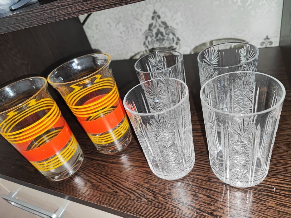 Посуда разная хрусталь стекло СССР