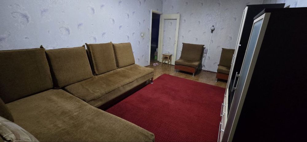 Диван с креслом короченевый цвет