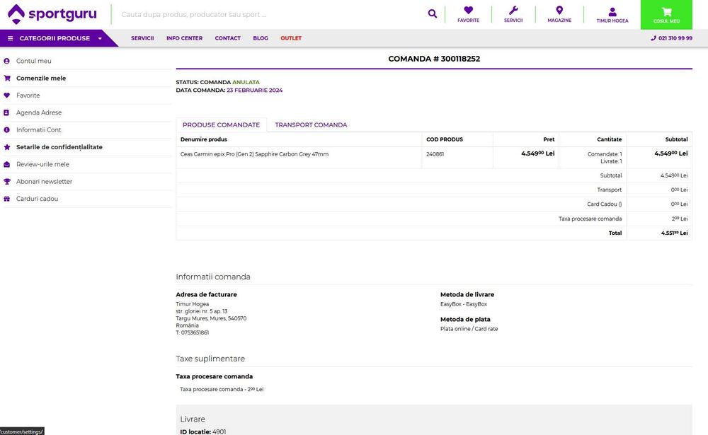 Garmin Epix Pro Gen 2 Saphire Titan 47 mm