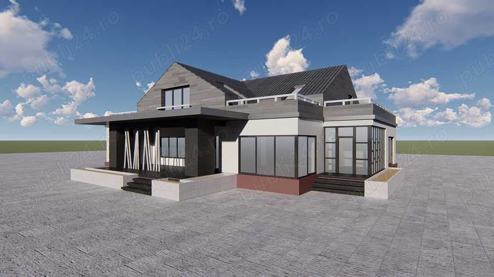 Proiecte case , hale , pensiuni , etc - Autorizatie de construire DTAC