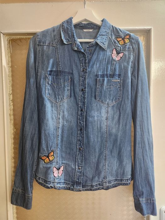 Дамска дънкова риза на Guess