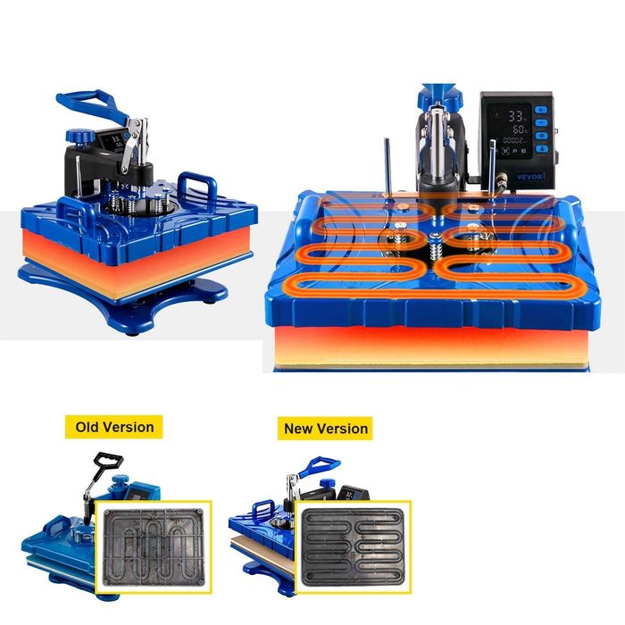 Presa termica personalizari 6in1, factura, garantie