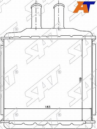 Радиатор отопителя салона Suzuki Forenza