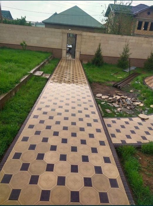 Укладка брусчатка