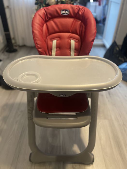 Scaun de masa chicco polly magic relax red passion de la nastere