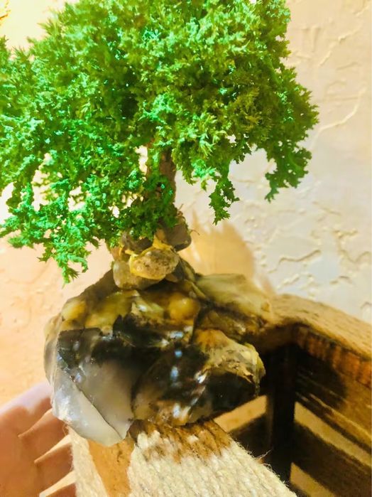 Бансай на агате дизайнерская работа