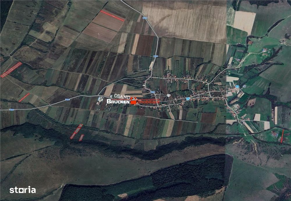 Teren arabil de vanzare – 2,34 ha (23.400 mp) – Husasau de Tinca-BH