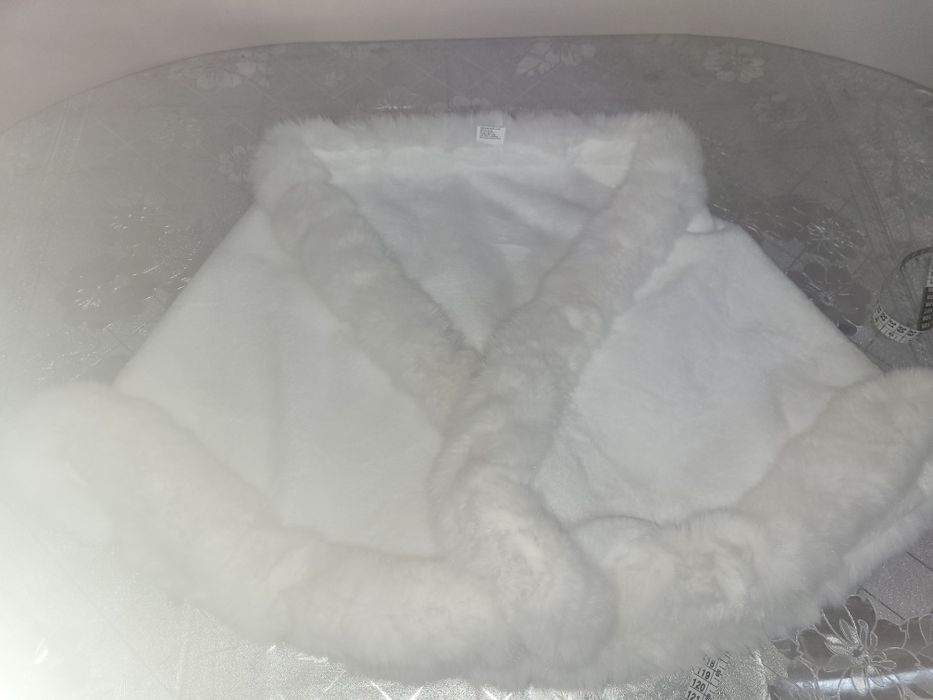 Свадебное пончо на крючке