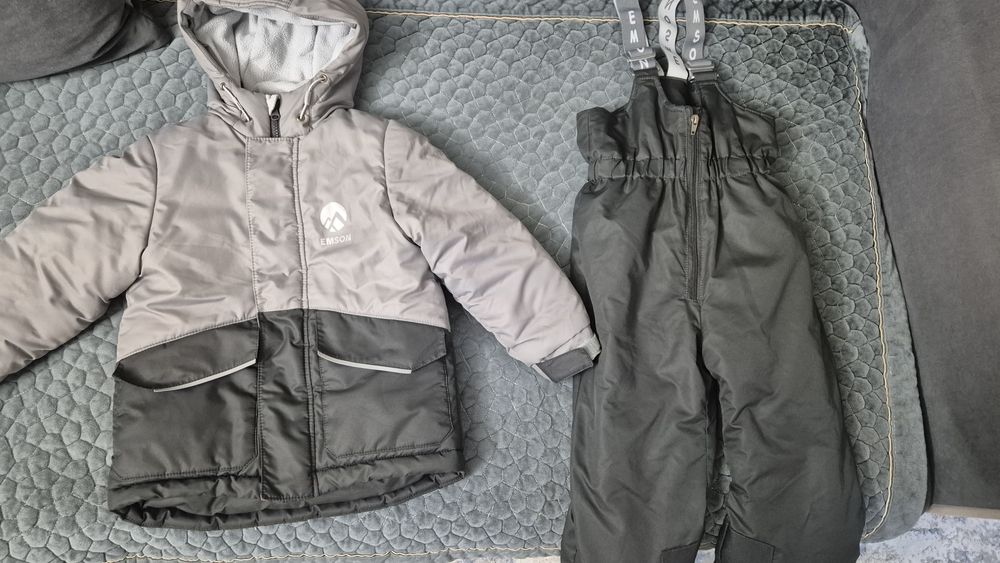 Куртка зимняя с полукомбенизоном