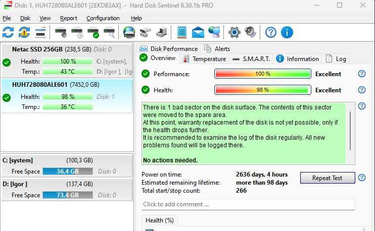 жесткий дис HDD WD 8TB.