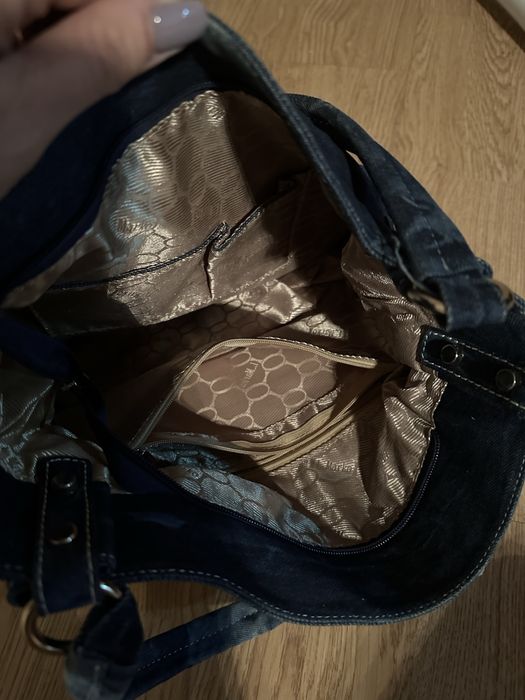 Сумка джинсовая