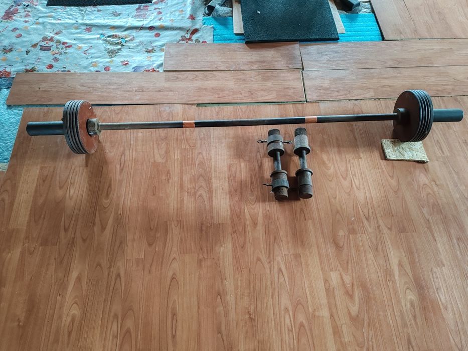 Bara haltera cu greutati