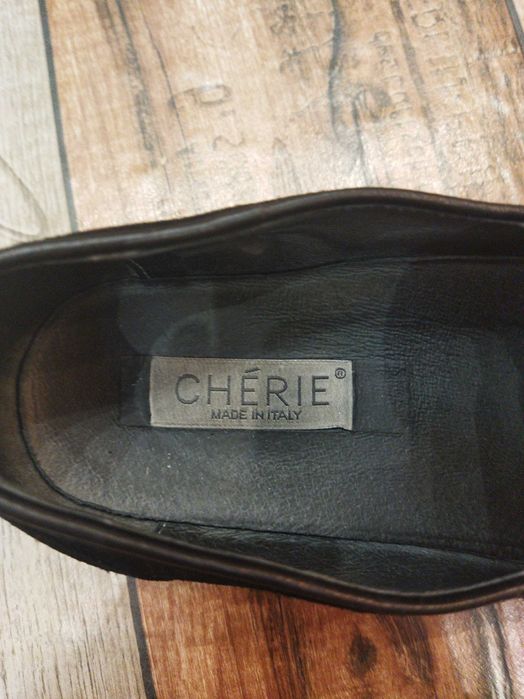 Туфли лоферы замша