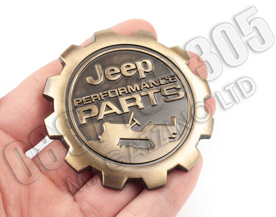 Емблема Jeep Performance Parts Метален Джип 3Д Стикер за Калник Лого