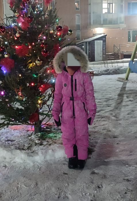 Зимний комбинезон на девочку