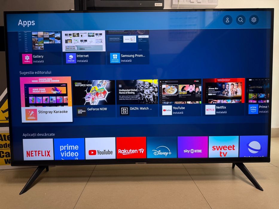 LED TV UltraHD Samsung  Model 43AU7092 Diagonală 108cm