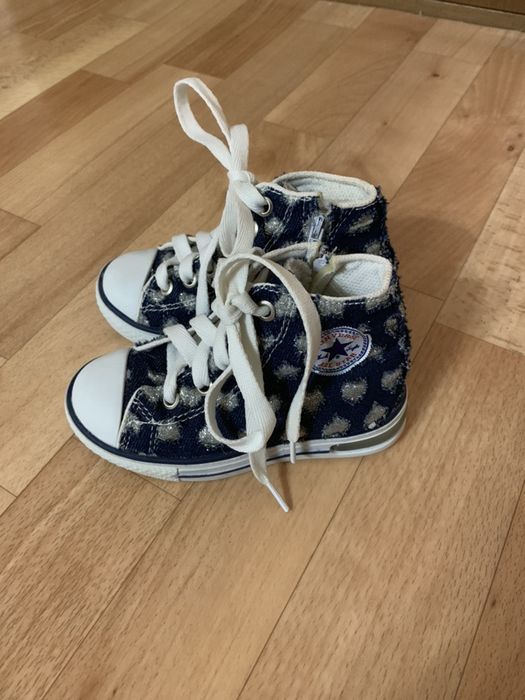Джинсовые кеды Converse