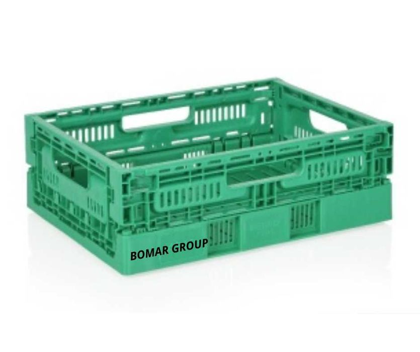 Пластмасова сгъваема каса (касетка) за плод и зеленчук 40х30 или 40х60