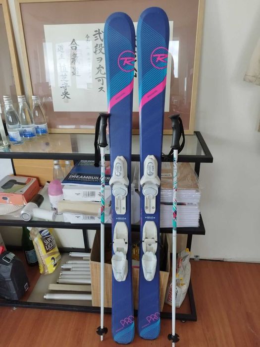 Ски ROSSIGNOL 128 см. + щеки 95 см.