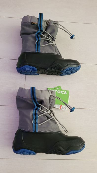 Crocs - Cizme iarna copii nr.34-35  Swiftwater Waterproof noi