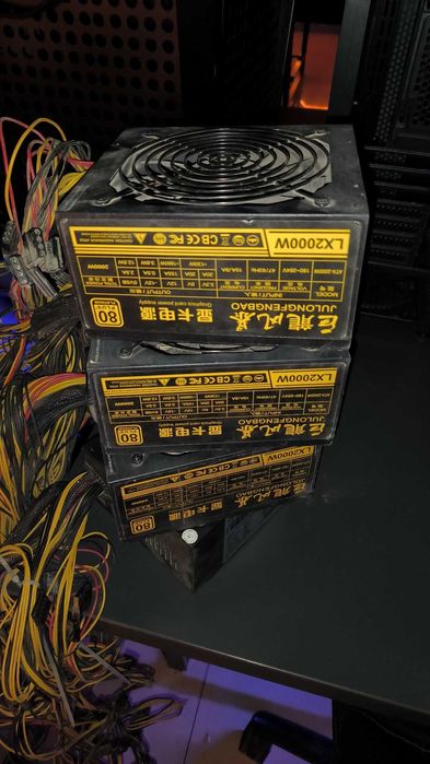 Блок питания JULONGFENGBAO LX2000W (б/у)
