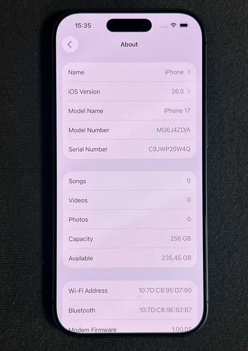 *** Топ Цена/ Гаранцния! *** iPhone 17 256GB 129cyc 100%BH
