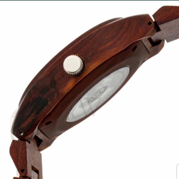 Ceas de mână din lemn fin Earth Gobi