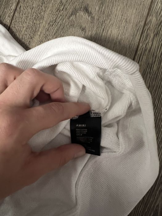 Hanorac amiri alb L-M fit