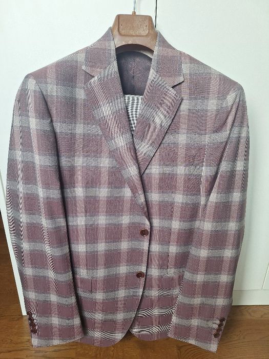 Costum lână Bigotti 54/1, slim body, smart casual