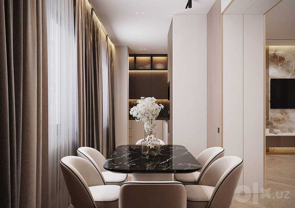 3-комнатная 75 кв.м | Ц-1 | Новый ремонт | 215 000 $