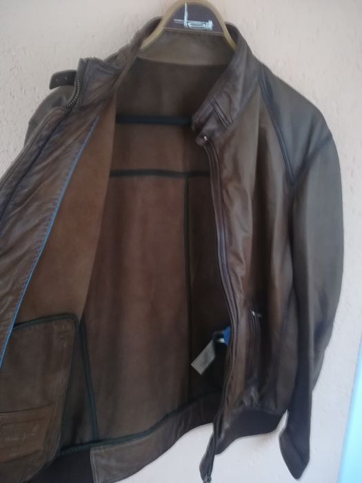 Geaca piele Massimo Dutti Xl bărbați