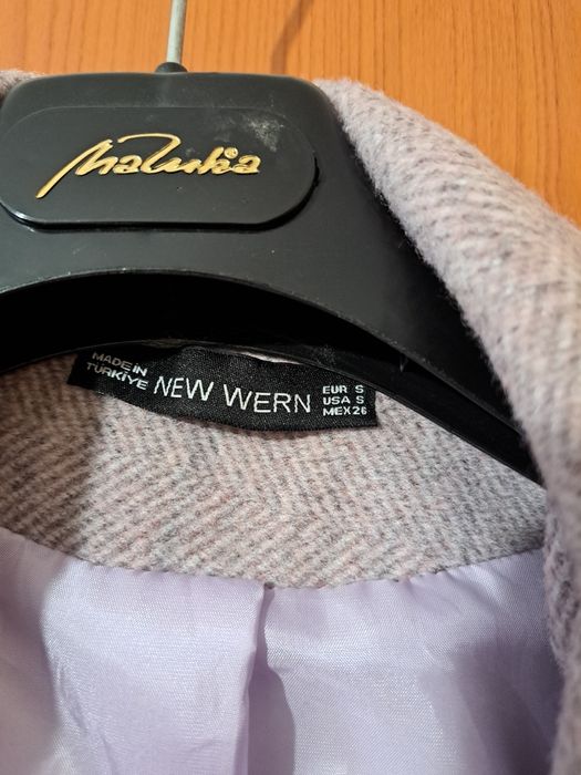 Дамски палто цвят лилав