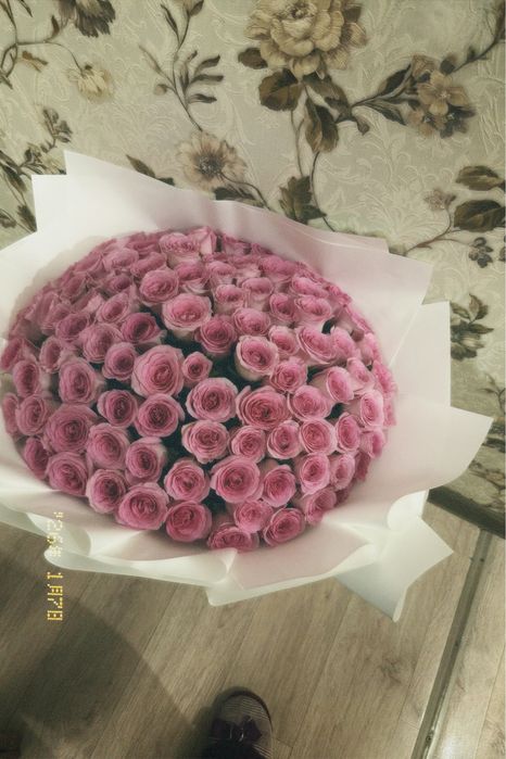 ЦВЕТЫ 101 роза,букет