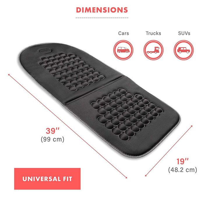 Масажна Подложка Постелка Тапицерия За Седалка за Автомобил Джип
