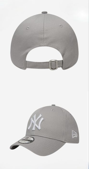 Шапка с козирка New York Yankees, Сива
