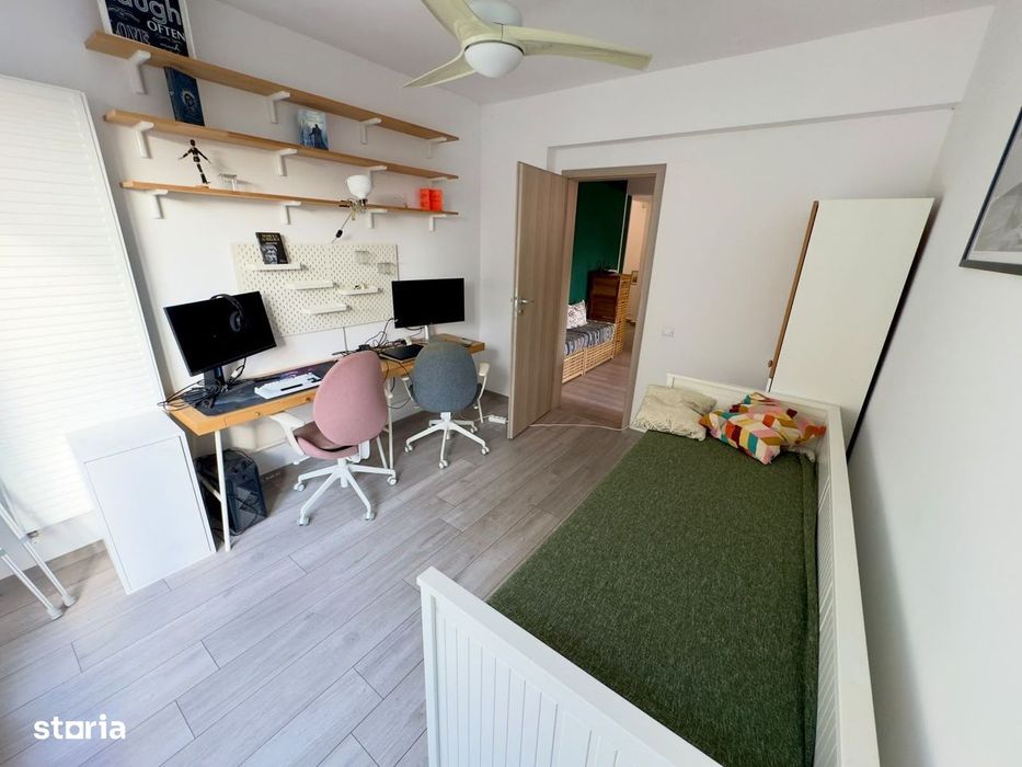 3 camere Semidecomandat | 2 bai | Parcare | Mobilat Utilat | Curte