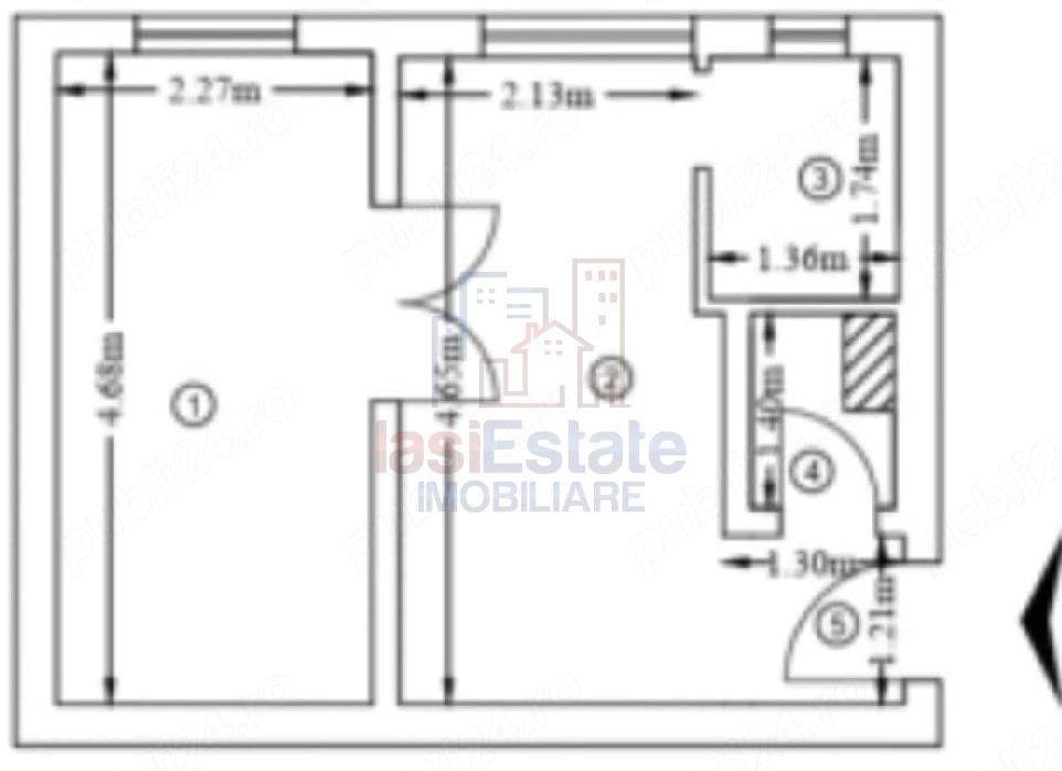 Apartament 2 camere cartier Tatarasi