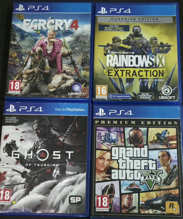 Продавам игри за PS4. Цената е за всички