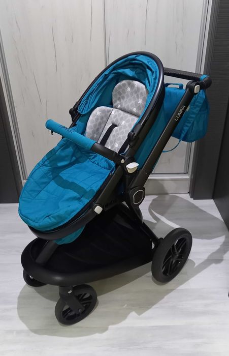 Бебешка количка 2 в 1 Lorelli Lumina Dark Blue