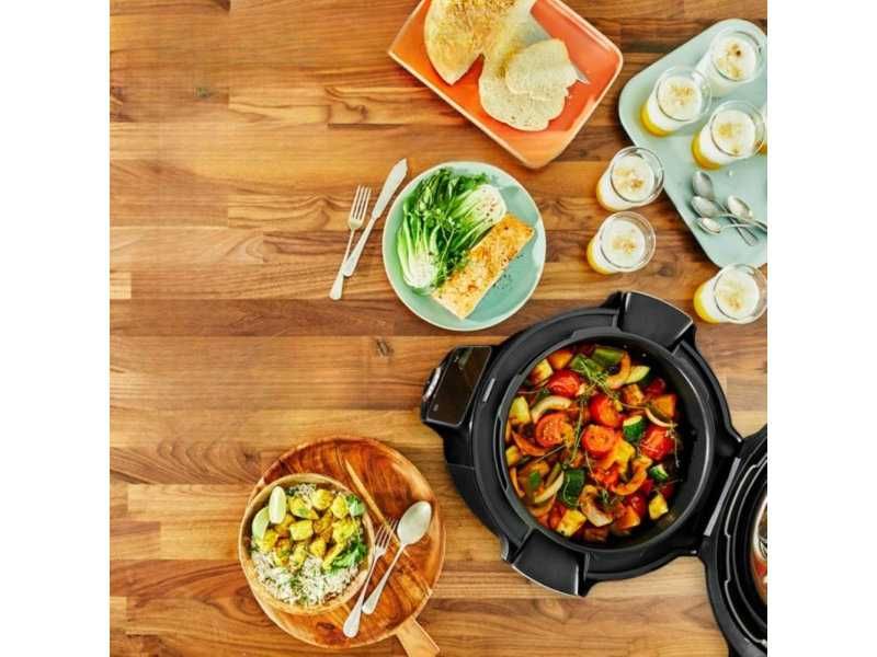 Мултикукър с 10 Режима на Готвене Moulinex Cookeo Wi-Fi CE96G810 6L