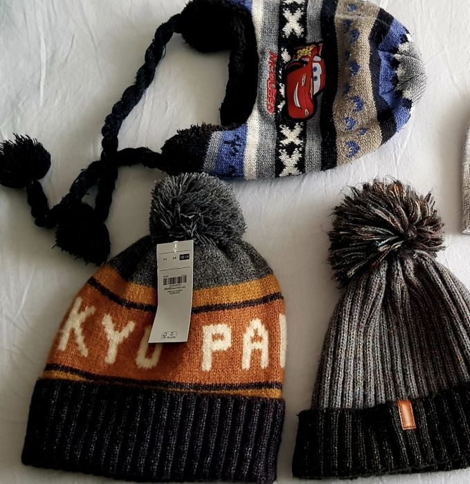 Lot șepci, pălării, căciuli, fulare pt copii