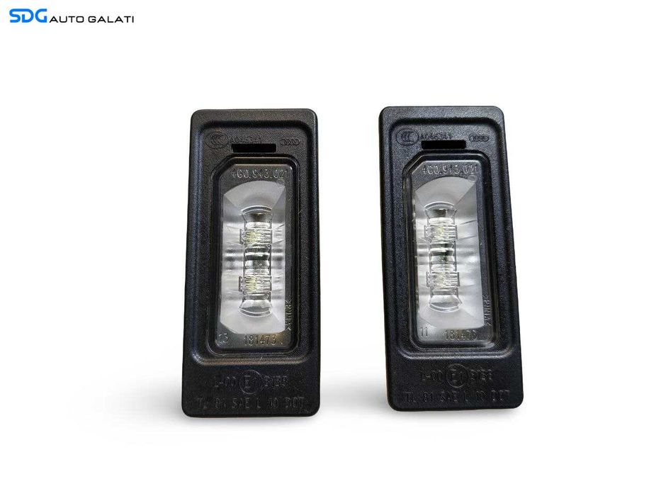 Set Lampa Lampi Iluminare Numar Inmatriculare Audi A3 8V 2013 - 2020 Cod 4G0943021 [LS0817]