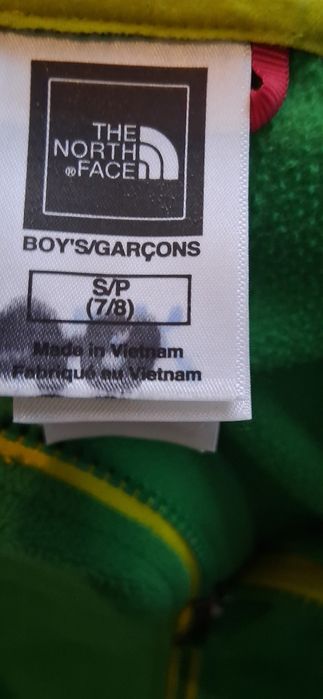 Bluza polar fleece pentru copii the north face,  7-8 ani