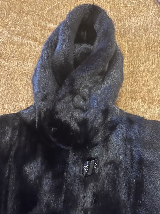 Норковая шуба короткая