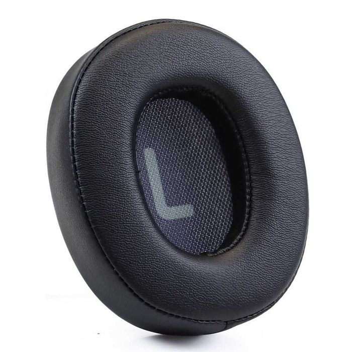 Set 2 bureti + Banda superioara pentru casti JBL Tune 780NC, 770NC, 760NC, 750BTNC, 720BT, 710BT 700BT - Negru - Spuma cu memorie - Piele ecologica
