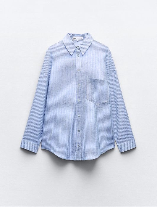 Рубашки из льна ZARA