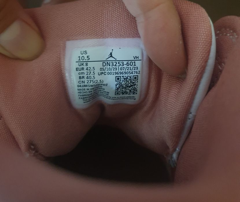 Nike - Маротонки/Сникърси Air 1 Elevate High DN3253 - унисекс601 Розов