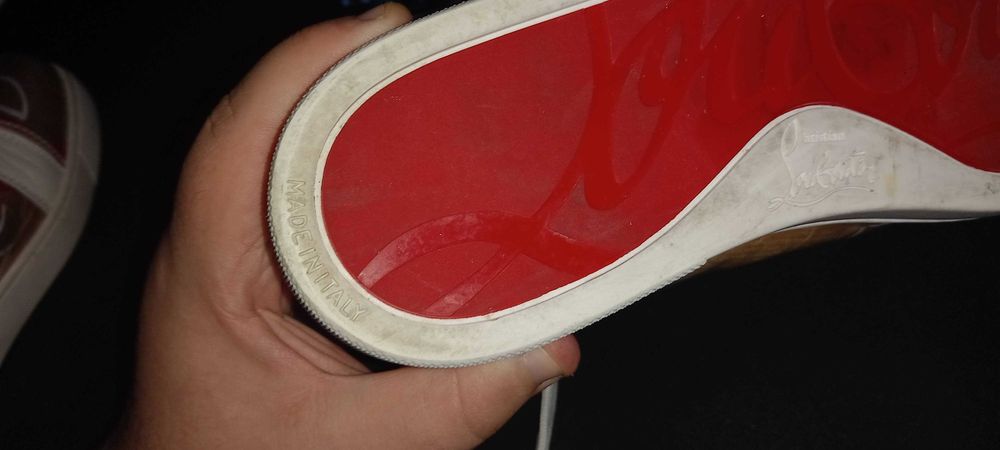 Christian Louboutin Louis Kraft High Top Trainers *ORIGINALI*